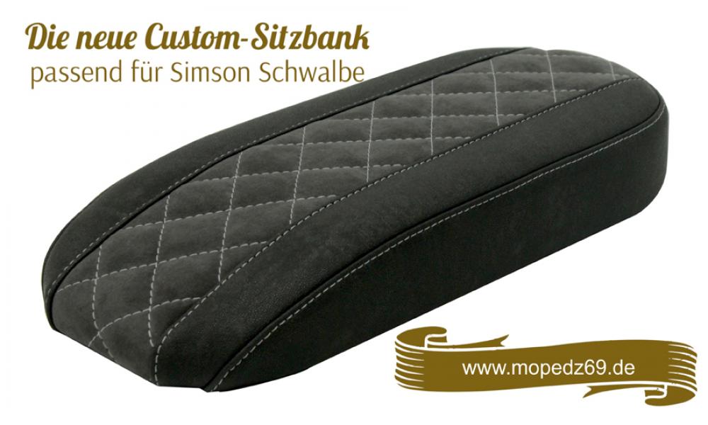 Sitzbank Custom geeignet für Simson KR51 Schwalbe 